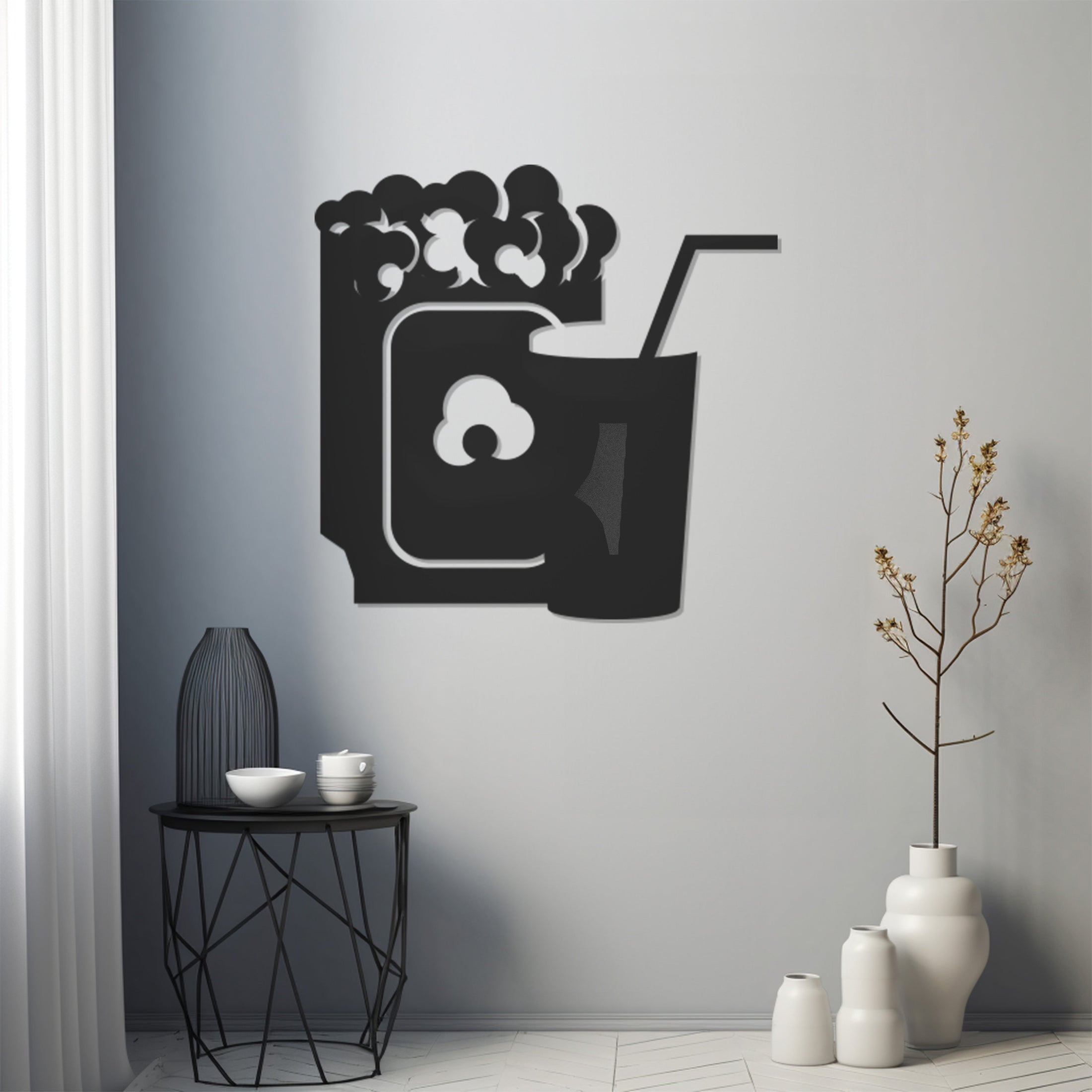 Popcorn Metal Wall Art