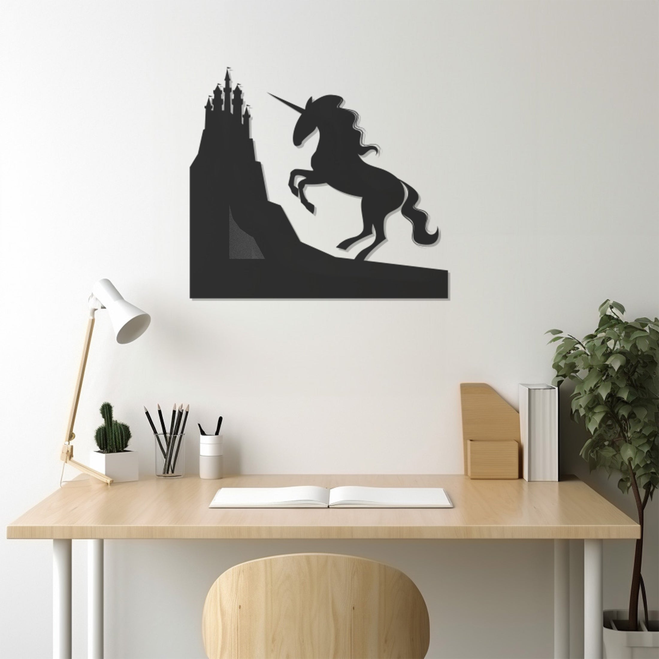 Horse Icon Metal Wall Art