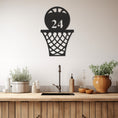 Load image into Gallery viewer, Basketball Hoop With 24 Written On It In Memory Of Kobe Bryant
