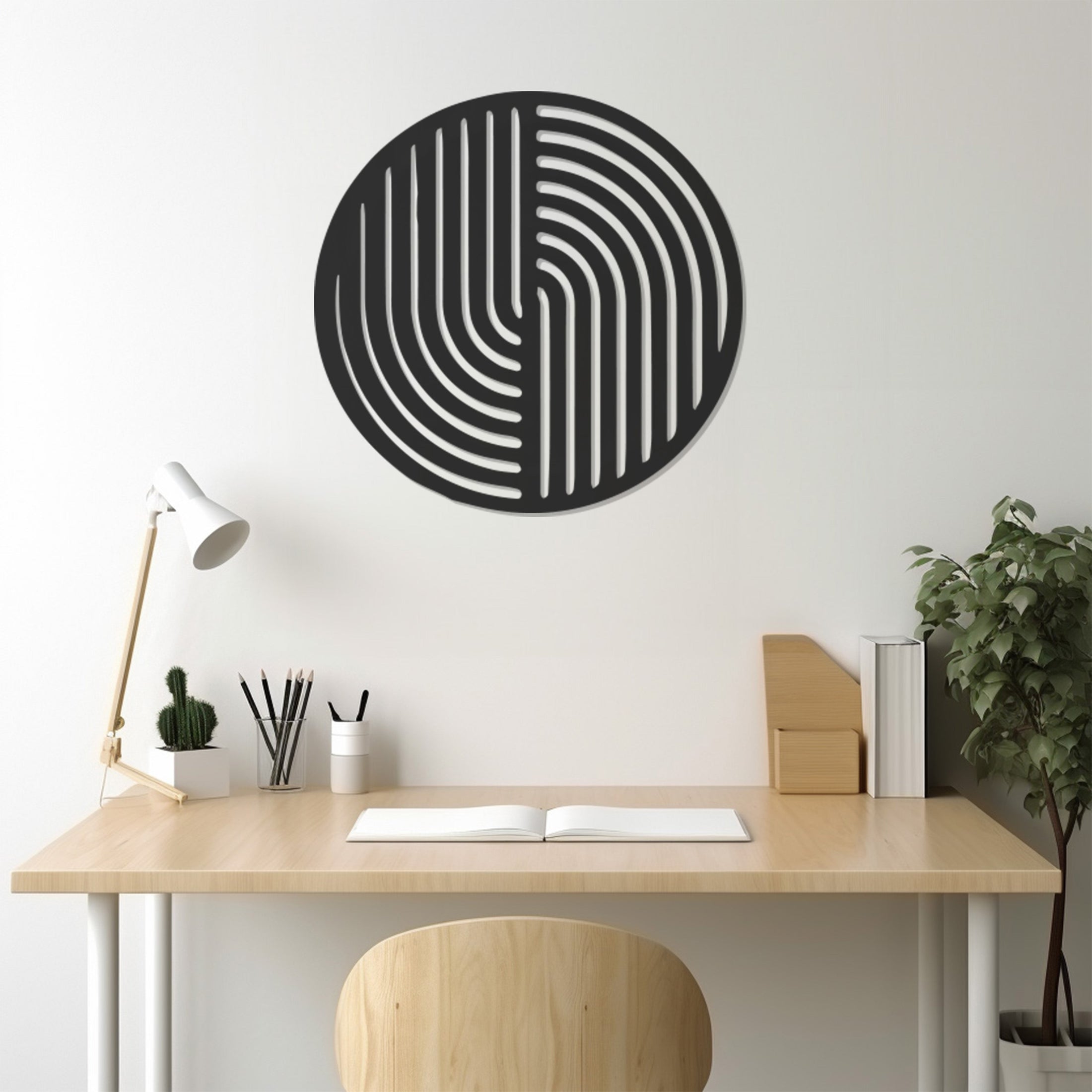 Geometric Table Metal Wall Art