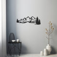 Load image into Gallery viewer, Forest Mountain Silhouette Metal Wall Art Decor
