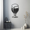 Load image into Gallery viewer, Frothy Beer Glass Metal Wall Art
