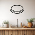 Load image into Gallery viewer, Musical Instrument Tambourine Metal Wall Art
