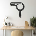 Load image into Gallery viewer, Hair Dryer Metal Wall Art
