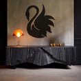 Load image into Gallery viewer, Swan Silhouette Metal Wal Art
