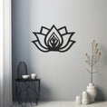 Load image into Gallery viewer, Yoga Lotus Metal Wall Decor
