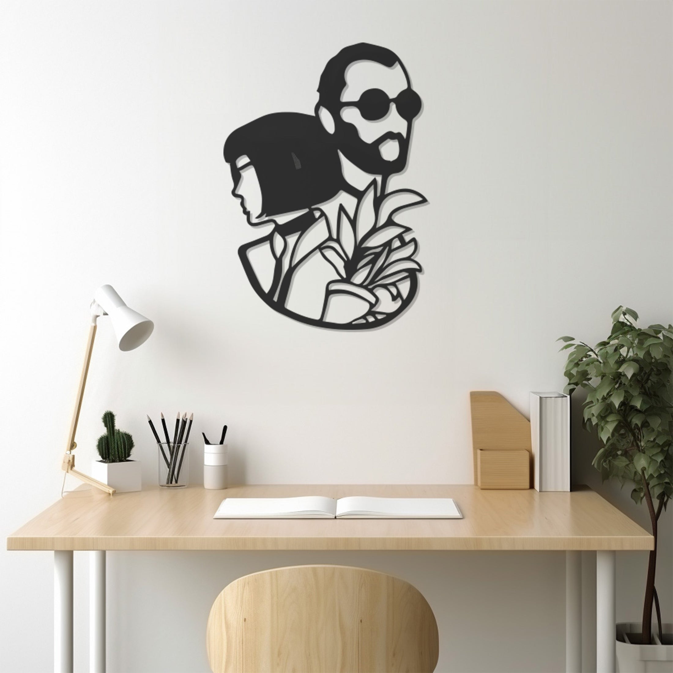 Mathilda,Leon Metal Wall Art