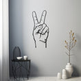 Load image into Gallery viewer, Peace Sign Metal Wall Art
