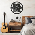 Load image into Gallery viewer, Round Metal Wall Decor With Home Sweet Home, Metal Wall art
