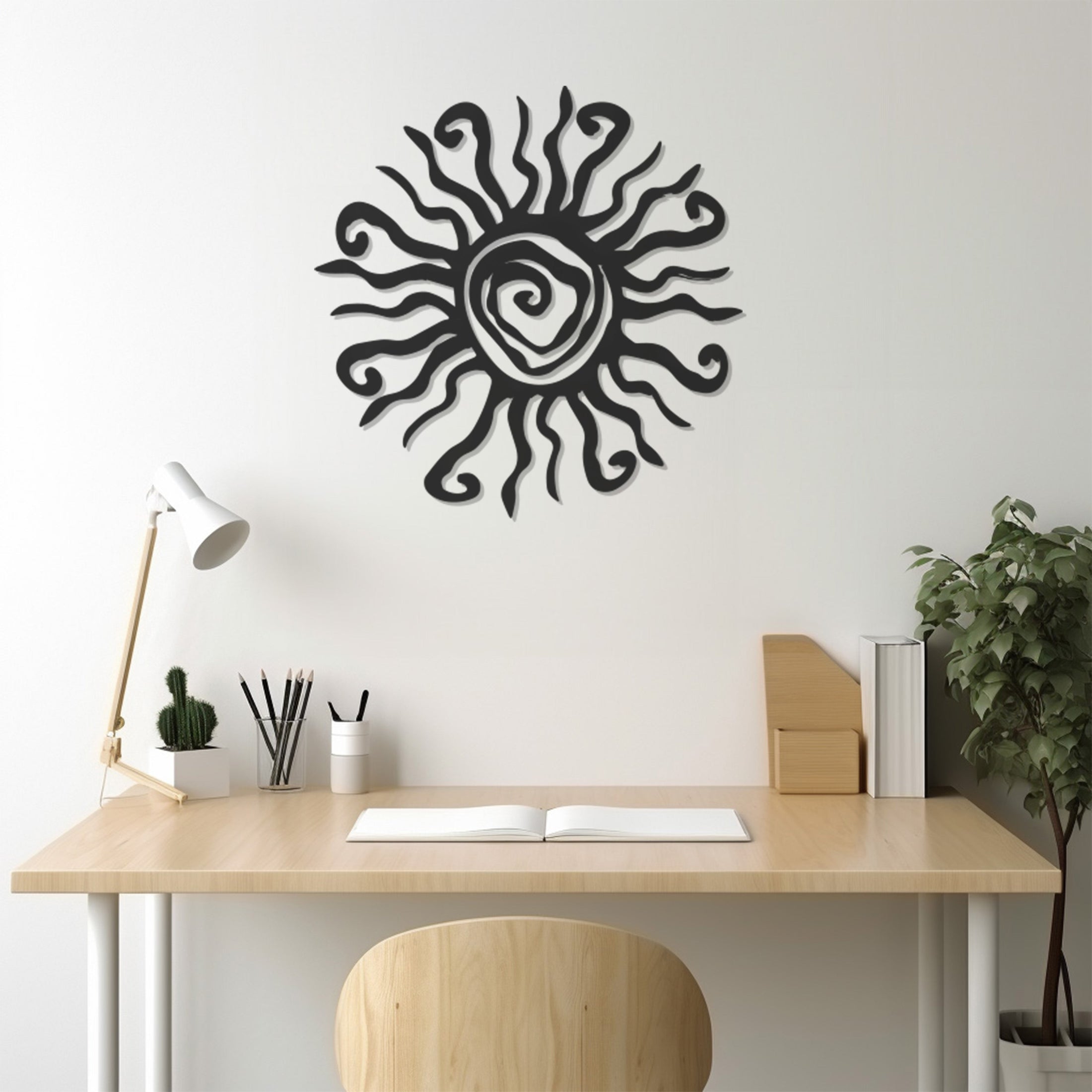 Decorative Sun Metal Wall Art