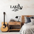 Load image into Gallery viewer, Metal Wall Decor With Lake Life Inscription
