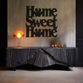 Load image into Gallery viewer, Home Sweet Home Paw Lettering Metal Wall Decor
