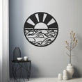 Load image into Gallery viewer, Sea and Wave Metal Wall Art
