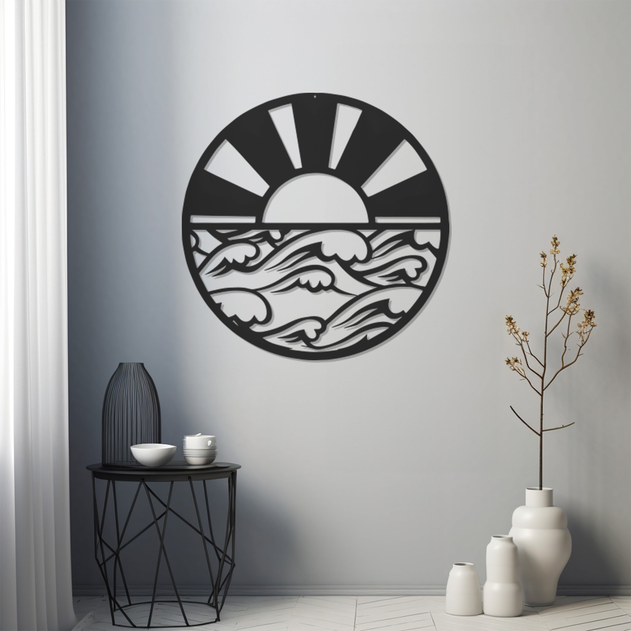 Sea and Wave Metal Wall Art