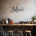 Load image into Gallery viewer, Belive Lettering Wall Decor, Wall Decor, Metal Wall art
