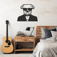 Load image into Gallery viewer, With Suit Dog In Glasses And Suit Metal Wall Art, Metal Wall art
