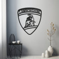 Load image into Gallery viewer, Lamborghini Logo Metal Wall Decor
