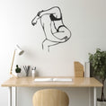 Load image into Gallery viewer, Lime Art Metal Wall Decor Art With Embracing Bodies
