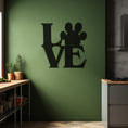 Load image into Gallery viewer, Love Paw Lettering Metal Wall Decor
