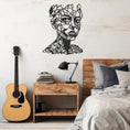 Load image into Gallery viewer, Portrait Of Minimalist Woman Metal Wall Art
