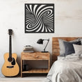 Load image into Gallery viewer, Illusion 3D Metal Wall Art, Wall Decor, Metal Wall art
