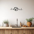 Load image into Gallery viewer, The Pulse Of Football Metal Wall Art
