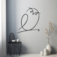 Load image into Gallery viewer, Owl Line Art Metal Wall Decor
