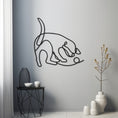 Load image into Gallery viewer, Cat Line Art Metal Wal Decor
