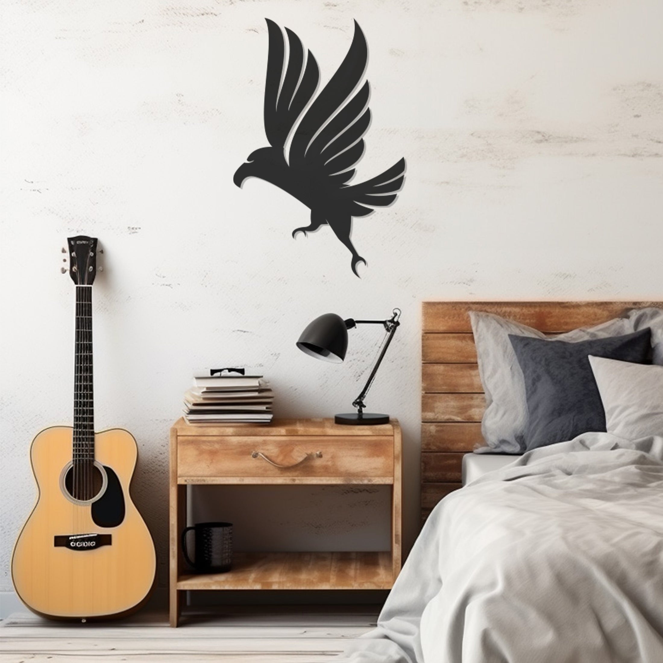 Flapping Eagle Metal Wall Art, Wall Decor, Metal Wall art