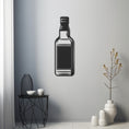 Load image into Gallery viewer, Whiskey Bottle Metal Wall Art
