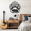 Load image into Gallery viewer, Wild Bear Paw Metal Wall Art, Wall Decor, Metal Wall art
