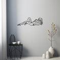 Load image into Gallery viewer, Woman Stretching Metal Wall Art
