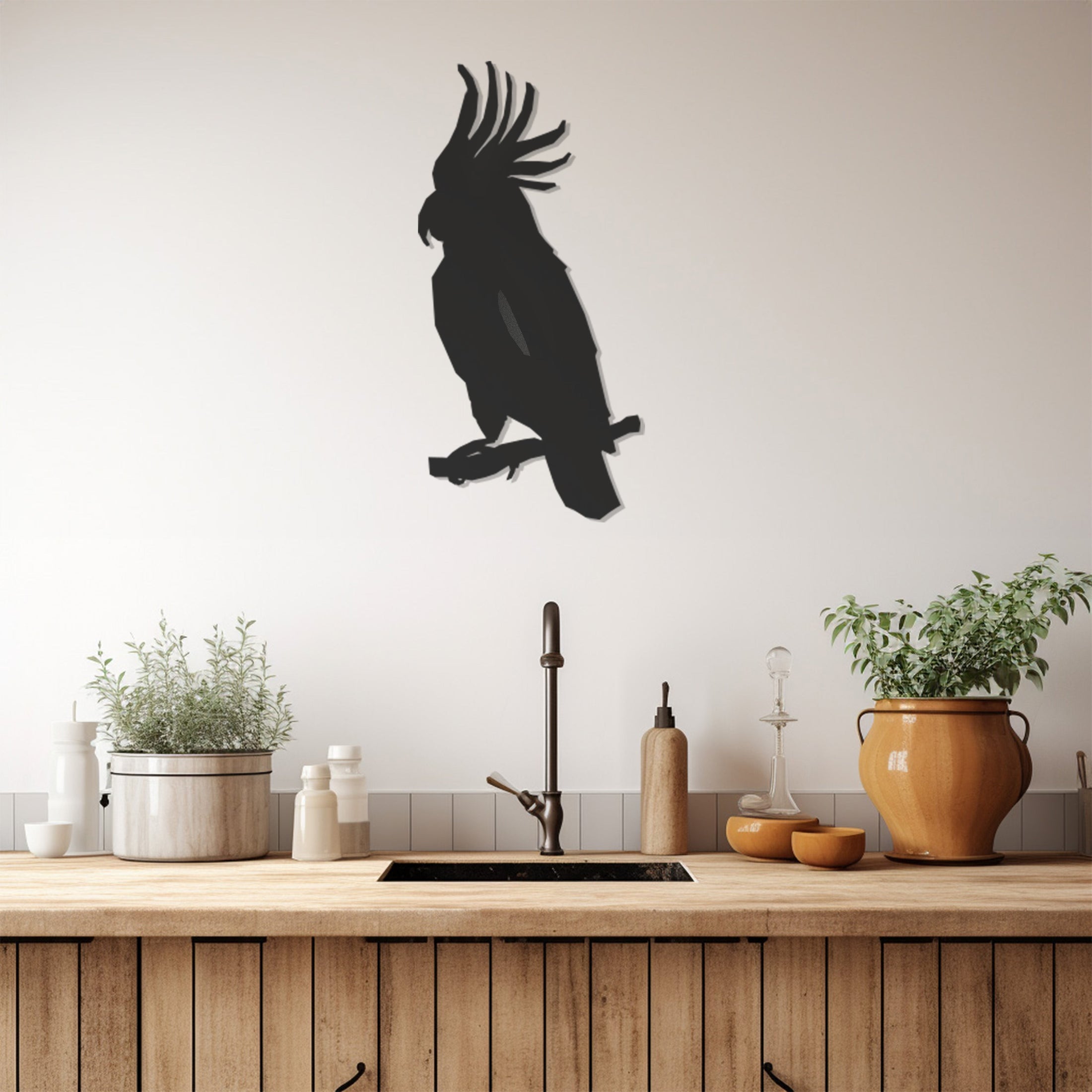 Parrot Metal Wall Art