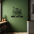 Load image into Gallery viewer, Tom And Jerry Line Art Metall Wall Art
