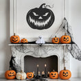 Load image into Gallery viewer, Pumpkin Halloween Theme Metal Wall Art
