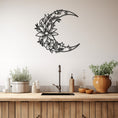 Load image into Gallery viewer, Flowering Moon Metal Wall Decor
