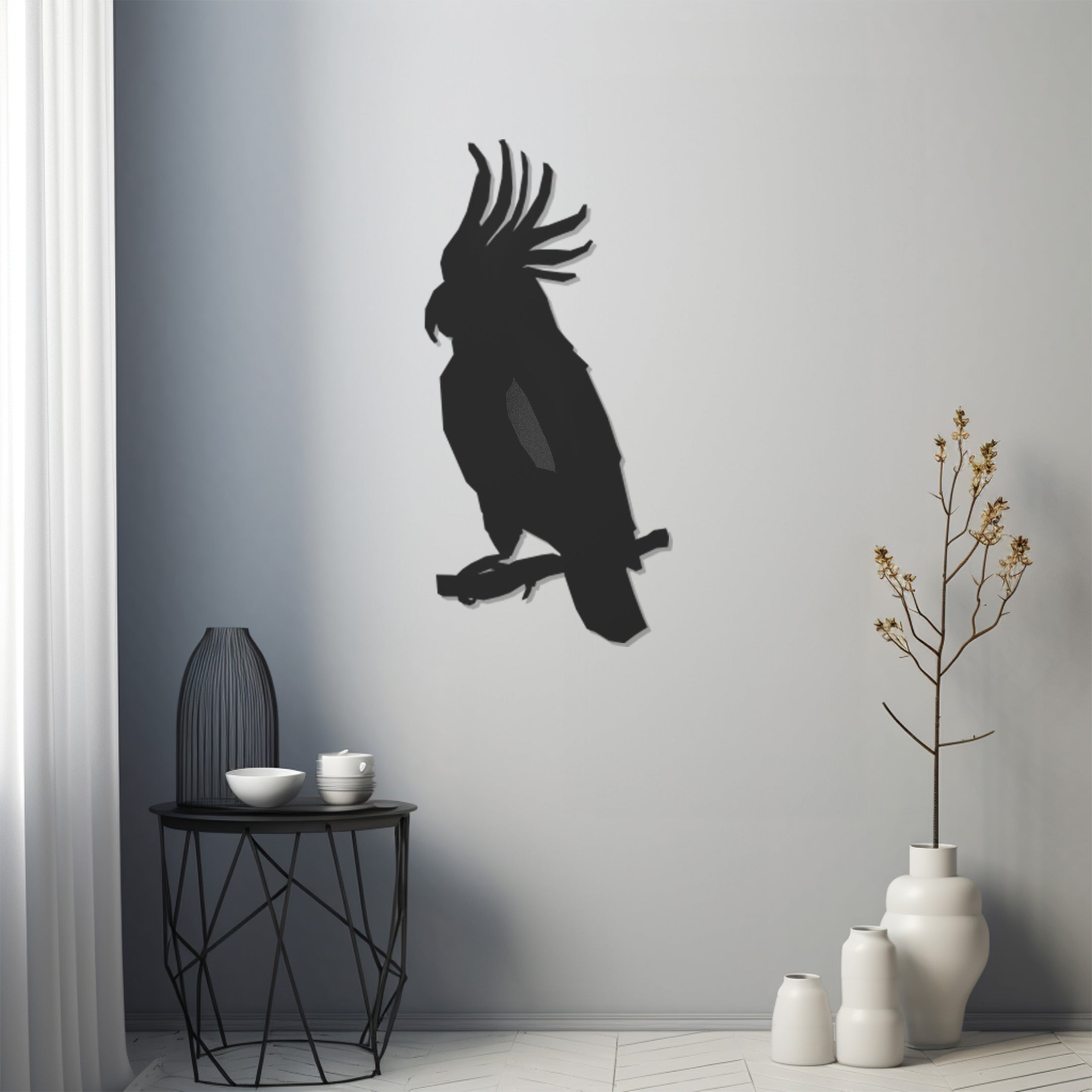 Parrot Metal Wall Art