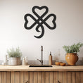 Load image into Gallery viewer, Irish Shamrock Leaf Metal Wall Art
