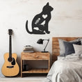 Load image into Gallery viewer, Cat Metal Wall Art Decor
