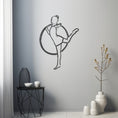 Load image into Gallery viewer, Girl Doing Gymnastics Metal Wall Art
