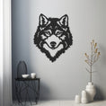 Load image into Gallery viewer, Siberian Husky Portrait Metal Wall Decor
