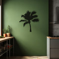 Load image into Gallery viewer, Coconut Tree Shadow Metal Wall Art
