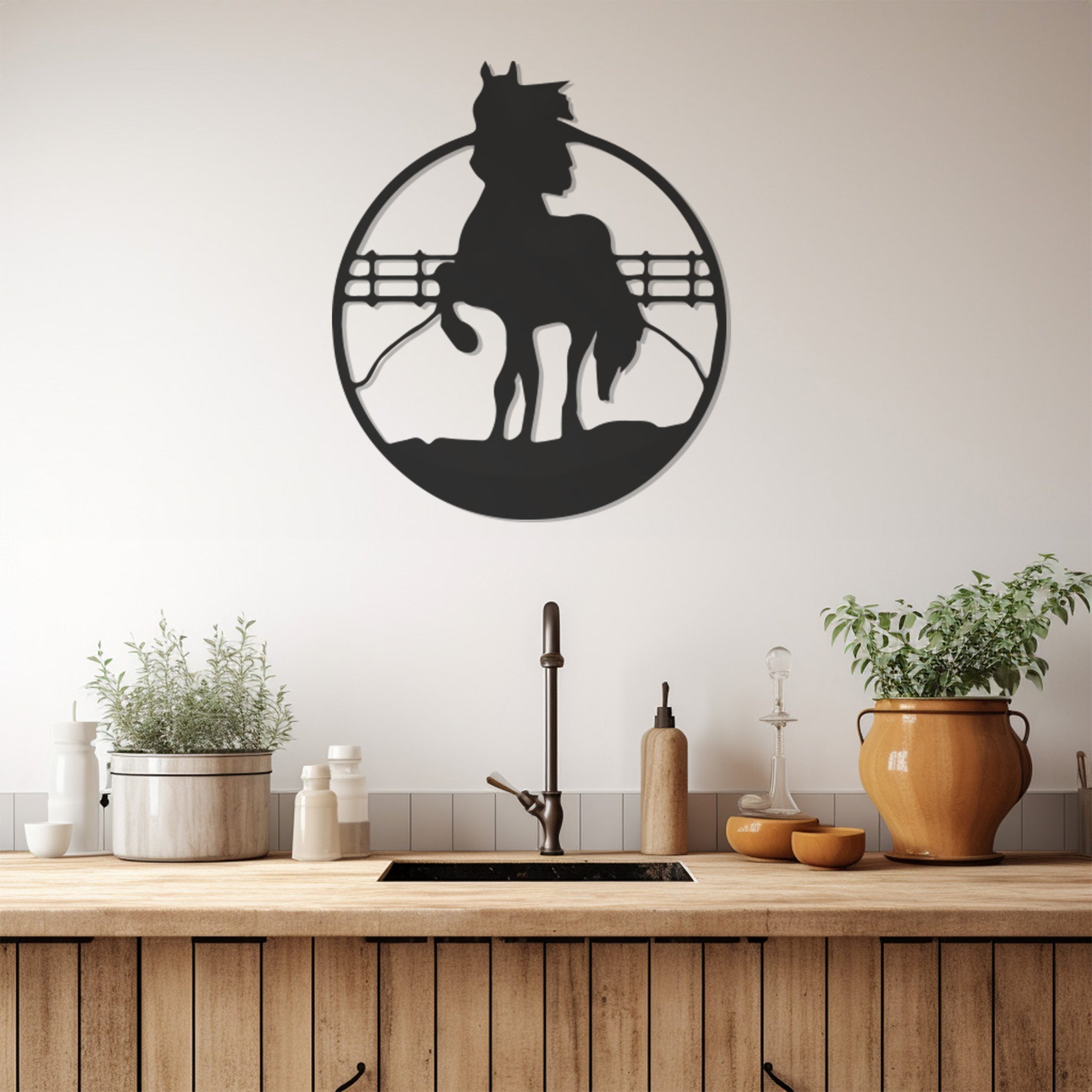 Horse Metal Wall Art