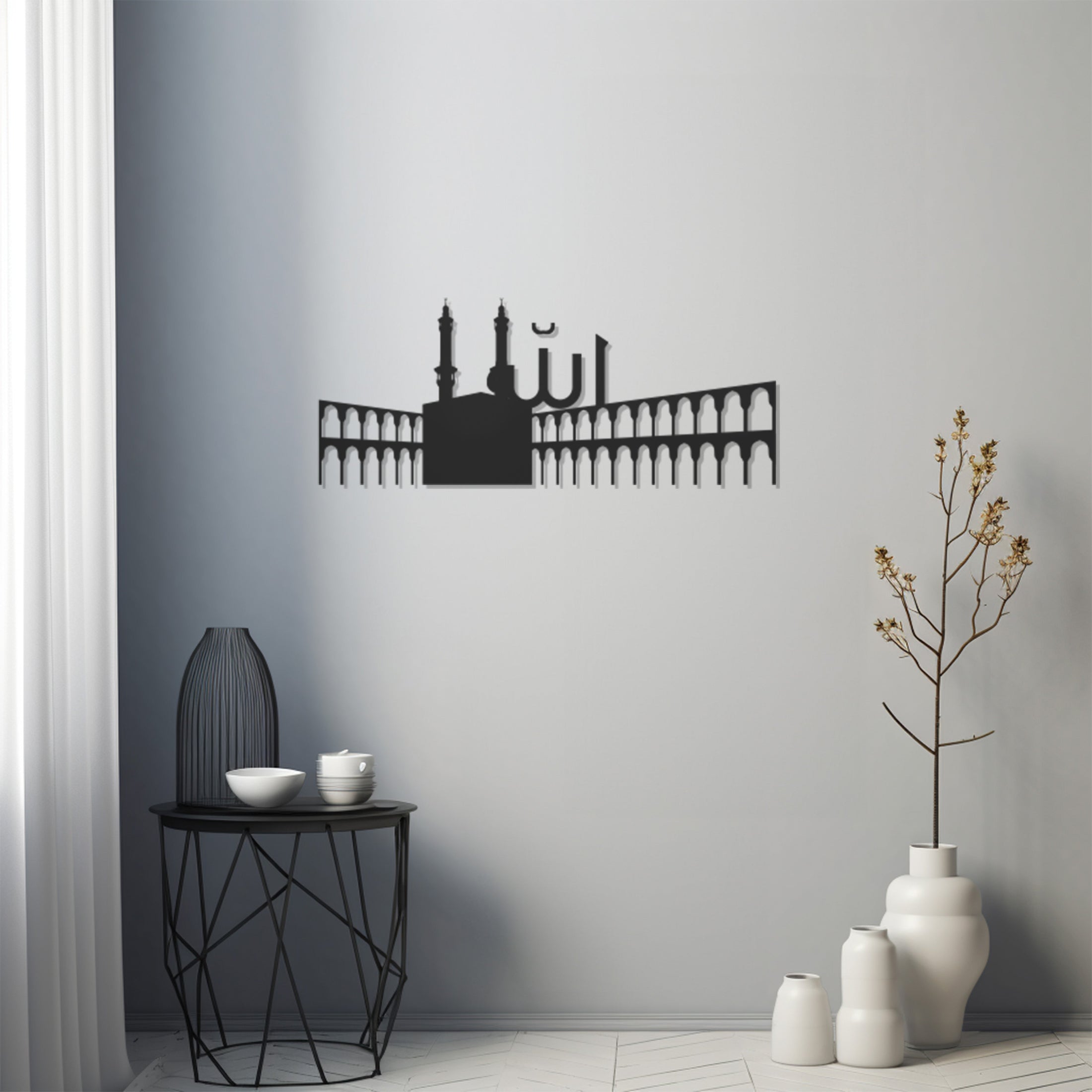 Kaaba Islamic Metal Wall Art