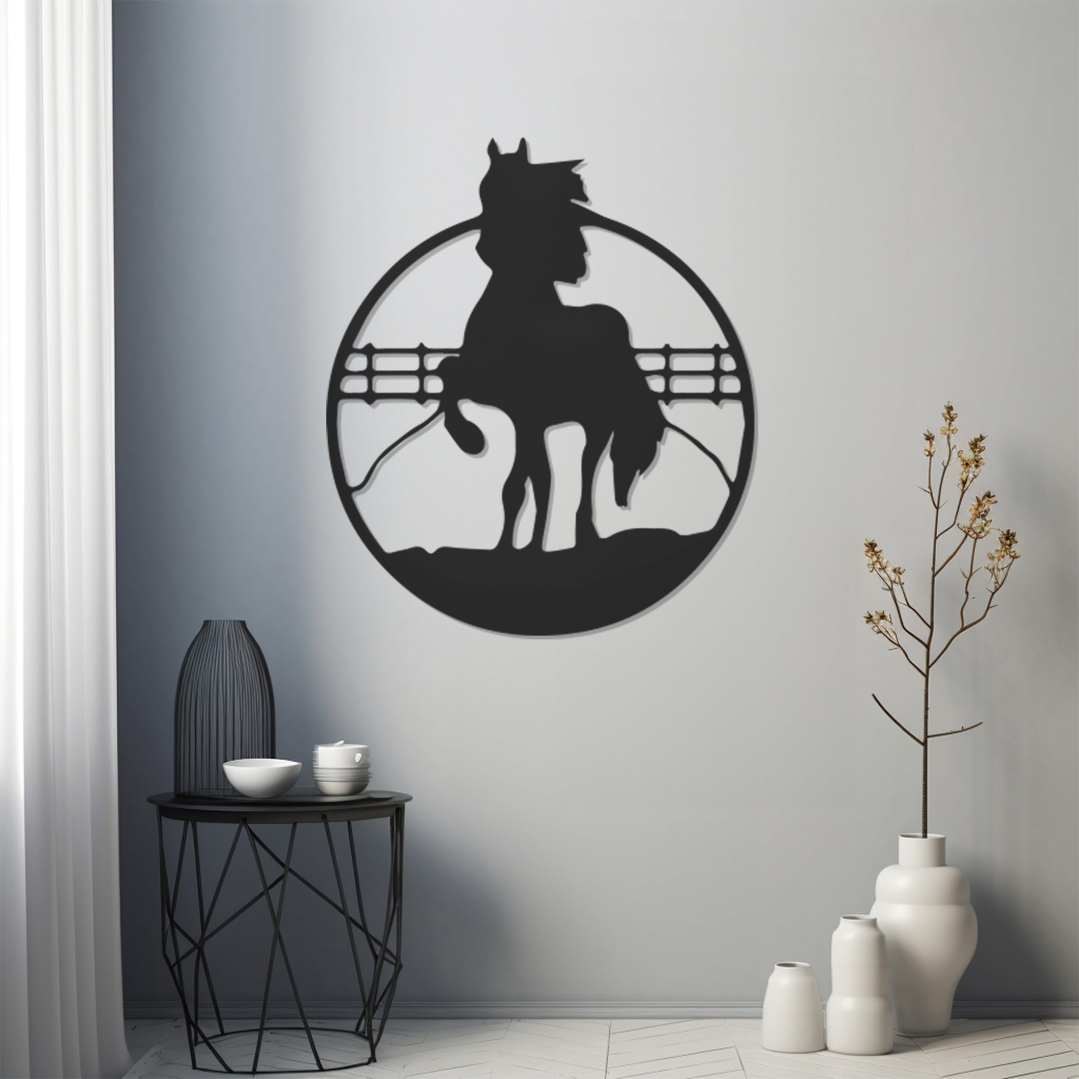 Horse Metal Wall Art