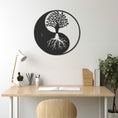 Load image into Gallery viewer, Peace Family Tree Metal Wall Art
