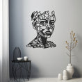 Load image into Gallery viewer, Portrait Of Minimalist Woman Metal Wall Art
