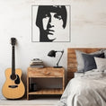 Load image into Gallery viewer, Line Art Portrait Of Rapper Eminemin, Wall Decor, Metal Wall art
