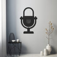 Load image into Gallery viewer, Microphone Object Metal Wall Art
