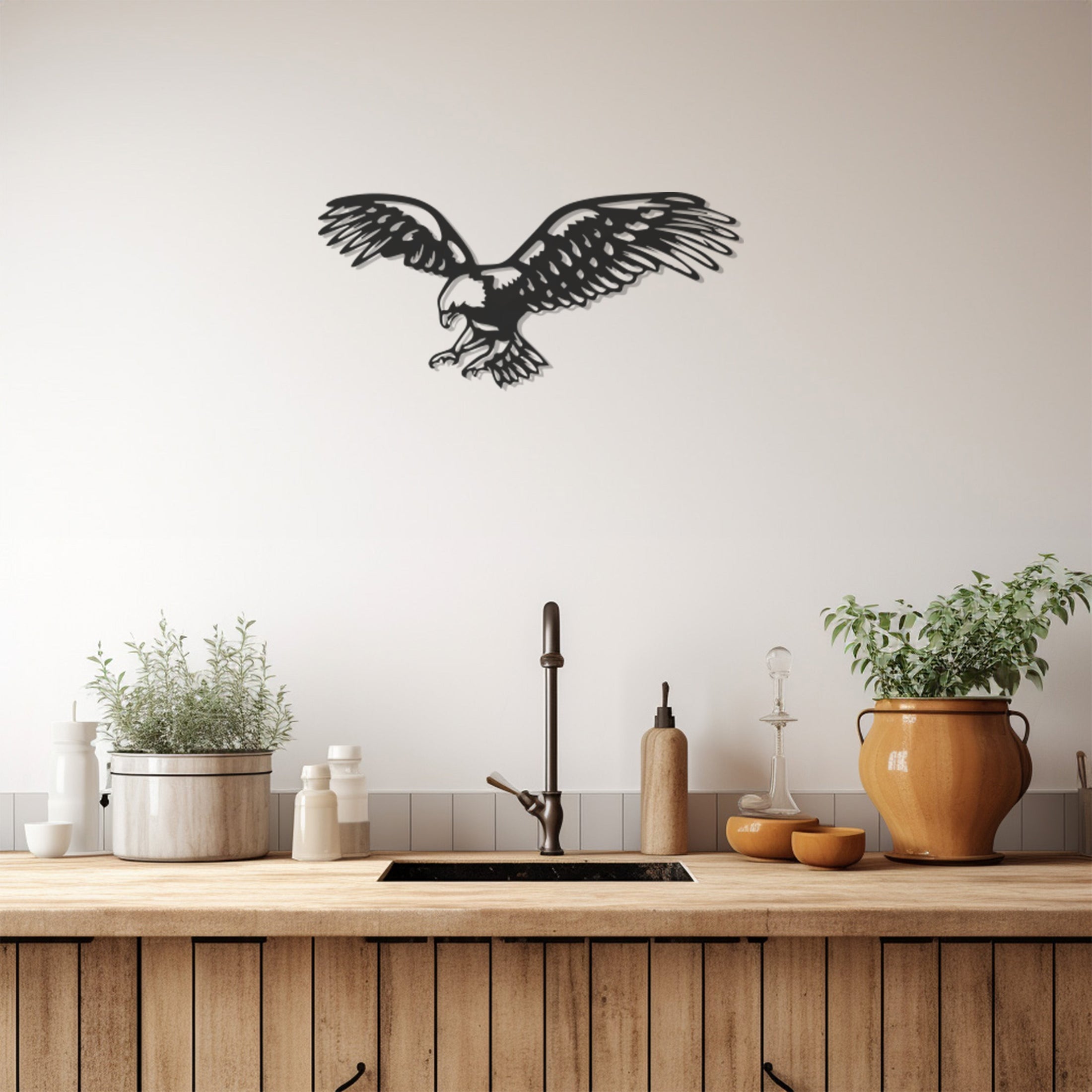 Eagle Metal Wall Art Decor, Wall Decor, Metal Wall art